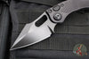 Microtech Stitch OTS Auto Knife- Shadow Edition- Black Handle- Black DLC Sterile Blade- Deep Etched Clip Logo 169-1 DLCTSH
