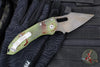 Microtech Stitch OTS Auto Knife- Outbreak Finished Handle- Outbreak Black Blade 169-1 OBS