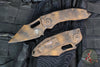 Microtech Stitch OTS Auto Knife- Plague Outbreak Finished Handle- Plague Finished Black Plain Edge Blade 169-1 PLOBS