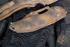 Microtech Stitch OTS Auto Knife- Plague Outbreak Finished Handle- Plague Finished Black Plain Edge Blade 169-1 PLOBS