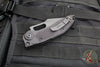 Microtech Stitch OTS Auto Knife- Shadow Edition- Black Handle- Black DLC Sterile Full Serrated Blade- Deep Etched Clip Logo 169-3 DLCTSH