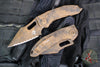 Microtech Stitch OTS Auto Knife- Plague Outbreak Finished Handle- Plague Finished Black Full Serrated Blade 169-3 PLOBS