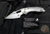 Marfione Select Stitch RAM LOK Knife- Smooth Stonewash Titanium Handle- Stonewash Blade- Purple Backstrap 169RL-10 MS3