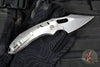 Marfione Select Stitch RAM LOK Knife- Smooth Stonewash Titanium Handle- Stonewash Blade- Flamed Backstrap 169RL-10 MS4