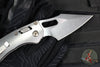 Marfione Select Stitch RAM LOK Knife- Smooth Stonewash Titanium Handle- Stonewash Blade- Flamed Backstrap 169RL-10 MS4