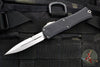 Microtech Hera II OTF Knife- MINI- Bayonet Edge- Black Handle- Stonewash Blade 1701M-10