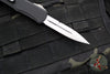 Microtech Hera II OTF Knife- MINI- Bayonet Edge- Black Handle- Stonewash Blade 1701M-10