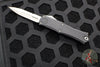 Microtech Hera II OTF Knife- MINI- Bayonet Edge- Black Handle- Apocalyptic Full Serrated Blade 1701M-12 AP