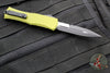 Microtech Hera II OTF Knife- MINI- Bayonet Edge- Green Handle- Black Blade 1701M-1 OD