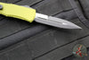Microtech Hera II OTF Knife- MINI- Bayonet Edge- Green Handle- Black Blade 1701M-1 OD