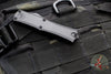 Microtech Hera II OTF Knife- MINI- Bayonet Edge- Tactical- Black Handle- Black Blade 1701M-1 T