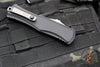 Microtech Hera II XL OTF Knife- Double Edge- Black Handle- Stonewash Blade 1702-10