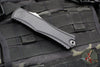 Microtech Hera II XL OTF Knife- Double Edge- Black Handle- Stonewash Blade 1702-10