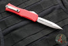 Microtech Hera II OTF Knife- MINI- Double Edge- Red Handle- Stonewash Blade 1702M-10 RD