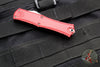 Microtech Hera II OTF Knife- MINI- Double Edge- Red Handle- Stonewash Blade 1702M-10 RD