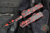 Microtech Hera II OTF Knife- MINI- Double Edge- Valentine's 2026- Black Handle And Red Hearts Handle And Blade 1702M-1 VNS