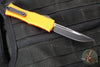 Microtech Hera II OTF Knife- MINI- Single Edge- Orange Handle- Black Blade 1703M-1 OR