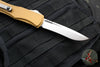 Microtech Hera II XL OTF Knife- Recurve Edge- Tan Handle- Stonewash Blade 1705-10 TA