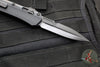 Microtech Glykon OTF Knife- Bayonet Edge- Shadow Edition- Black Handle With Black DLC Titanium Accents and Hardware- Black DLC Finished Blade 184-1 DLCTSH