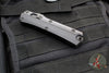 Microtech Glykon OTF Knife- Bayonet Edge- Shadow Edition- Black Handle With Black DLC Titanium Accents and Hardware- Black DLC Finished Blade 184-1 DLCTSH