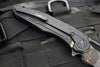 Microtech Sigil- Tactical- DLC two tone Aluminum Handle- DLC Plain Edge Blade 196-1 DLCT