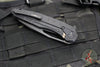 Microtech Sigil- Tactical- DLC two tone Aluminum Handle- DLC Plain Edge Blade 196-1 DLCT
