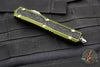 Microtech Makora- Double Edge- OD Green With Stonewash Part Serrated Edge 206-11 ODS