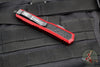 Microtech Makora- Double Edge- Red Handle- Black Plain Edge 206-1 RDS