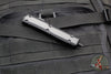 Microtech Makora- Double Edge- Tactical- Black Handle With Carbon Fiber Inlay- Black Plain Edge 206-1 TCFIS
