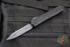 Microtech Makora- Double Edge- Tactical- Black Handle- Black Full Serrated Edge 206-3 TS