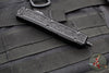 Microtech Makora- Double Edge- Tactical- Black Handle- Black Full Serrated Edge 206-3 TS