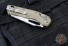 Microtech Knives- M.S.I. Ram-Lok Folder- Fluted OD Green G-10 Handle- Apocalyptic Plain Edge Blade 210-10 APFLGTOD