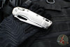 Marfione Select- M.S.I. Ram-Lok Folder- Smooth Stonewash Finished Titanium Handle- Stonewash Plain Edge Blade 210-10 MS1