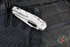 Marfione Select- M.S.I. Ram-Lok Folder- Smooth Stonewash Finished Titanium Handle- Stonewash Plain Edge Blade- Purple Backspacer 210-10 MS3