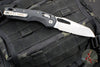 Microtech Knives- M.S.I. Ram-Lok Folder- Fluted Black G-10 Handle- Apocalyptic Part Serrated Edge Blade 210-11 APFLGTBK