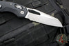 Microtech Knives- M.S.I. Ram-Lok Folder- Fluted Black G-10 Handle- Apocalyptic Part Serrated Edge Blade 210-11 APFLGTBK