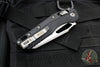 Microtech Knives- M.S.I. Ram-Lok Folder- Black Tri-Grip Injection Molded Handle- Apocalyptic Part Serrated Edge Blade 210T-11 APPMBK