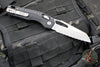 Microtech Knives- M.S.I. Ram-Lok Folder- Black Tri-Grip Injection Molded Handle- Apocalyptic Full Serrated Edge Blade 210T-12 APPMBK