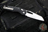 Microtech Knives- M.S.I. Ram-Lok Folder- Black Tri-Grip Injection Molded Handle- Stonewash Full Serrated Edge Blade 210T-12 PMBK