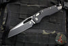 Microtech Knives- M.S.I. Ram-Lok Folder- Black Tri-Grip Injection Molded Handle- Black Plain Edge Blade- Bead Blast Hardware 210T-1 PMBK