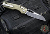 Microtech Knives- M.S.I. Ram-Lok Folder- OD Green Tri-Grip Injection Molded Handle- Black Part Serrated Edge Blade- Bead Blast Hardware 210T-2 PMOD