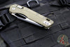 Microtech Knives- M.S.I. Ram-Lok Folder- OD Green Tri-Grip Injection Molded Handle- Black Part Serrated Edge Blade- Bead Blast Hardware 210T-2 PMOD