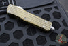 Microtech Combat Hellhound Razor OTF Knife- Apocalytptic Earth Frag Handle- Apocalyptic Plain Edge Blade 219R-10 APFRAES