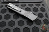 Microtech Combat Hellhound Razor OTF Knife- Tactical- Black Handle- Black Plain Edge Blade 219R-1 TS