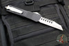 Microtech Combat Warhound OTF Knife- Black Handle- Stonewash Plain Edge Blade 219W-10 S