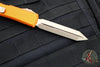 Microtech Ultratech OTF Knife- Spartan Edge- Orange Handle- Bronzed Blade 223-13 OR