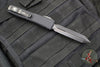 Microtech Ultratech OTF Knife- Spartan Edge- Carbon Fiber Top Handle- Black DLC Blade 223-1 DLCTCFS SN010