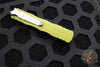 Microtech Dirac OTF Knife- Double Edge- OD Green Handle- Stonewash Full Serrated Blade 225-12 OD