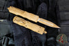 Microtech Dirac OTF Knife- Double Edge- Sand Dune Camo Finished Handle- Sand Dune Camo Finished Blade 225-1 DUCS