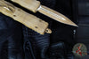 Microtech Dirac OTF Knife- Double Edge- Sand Dune Camo Finished Handle- Sand Dune Camo Finished Blade 225-1 DUCS